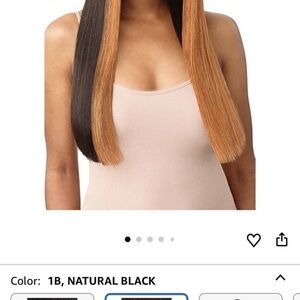 Wig Natural black